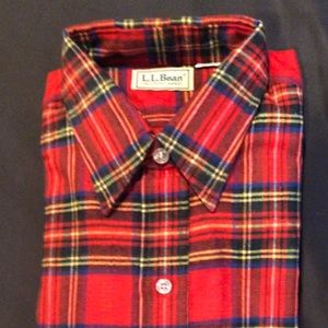 Vintage LL bean flannel